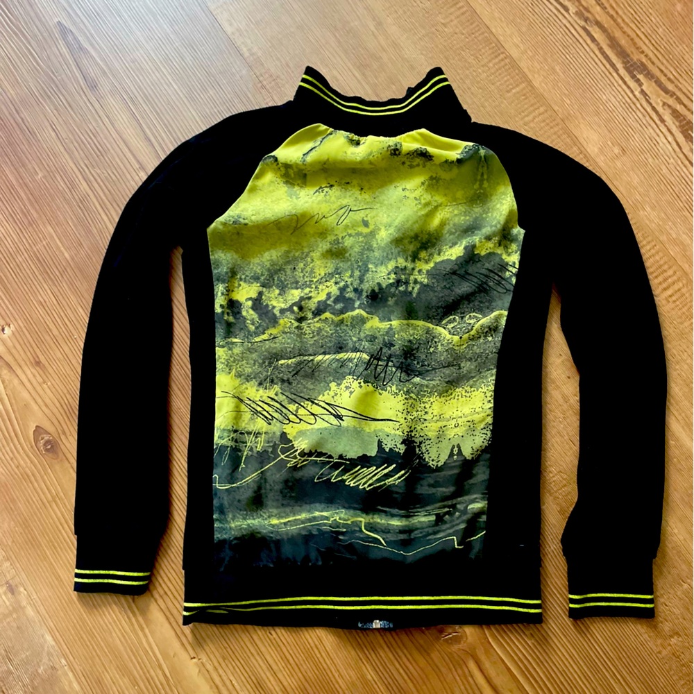 Simpli black and green jacket